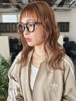 ディッセンバー 神宮前(December) ベージュ/パーマ風/顔まわりレイヤー/ボブ