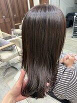 コース(co-th.)&nbsp;アッシュブラウンイルミナ髪質改善水素カラー×小野ふゆり