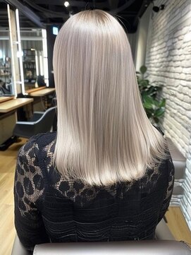 ネハス 名古屋栄店(nehus.) ブリーチ/クラゲヘアー/小顔に見せるヘア/ココアベージュ