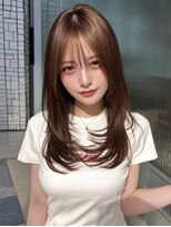 レア 新越谷(LEA) 柔らかくびれレイヤー × ベージュブラウン