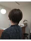 【くびれショート×ハイライトカラー】