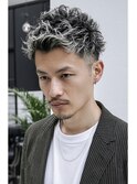 メンズショート ローフェード ツイストパーマ