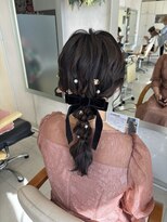 ヘアー アピッツ(hair a p i t s)&nbsp;ふんわり編みおろしアレンジ♪