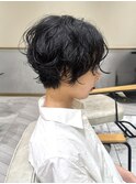 【奈佳子】ショート×ニュアンスパーマ