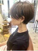 大人『クールショート前下がりボブ』ヘアスタイル☆30代40代
