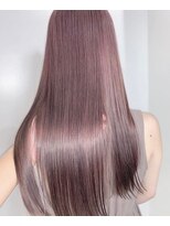 メーヴェ(Mowen) mowen 南堀江　ピンクヴァイオレット×アンニュイロング×艶髪
