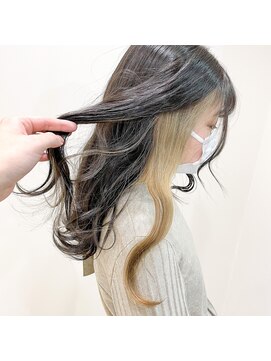 アッシュ 二子玉川店(Ash) インナーカラー×シルクベージュ