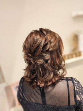 着付けヘアセット専門店 ウィズ(With) ハーフアップ