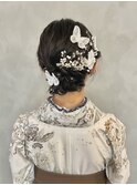 卒業式ヘアセット/袴着付け