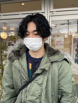 バランス ヘアーアンドアイラッシュ 野田店(balance.) 大人カッコイイ　スパイラルパーマ