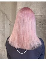 ガルボ ヘアー(garbo hair) #高知 #美容室 #ペールカラー #フェミニン #ピンク #10代 #20代