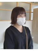 ナチュラルブラウン/くびれボブ