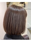 髪質改善オーガニックカラーボブ