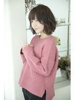 アフロディーテ 銀座(APHRODITE GINZA)&nbsp;グレージュカラー/シルキーベージュ/斜めバング/銀座/東銀座