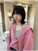 くびれミディアムボブ