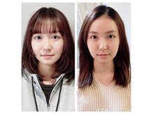 ヘア アンドメイク キヨシ(Hair and Make kiyoshi)の雰囲気（new style before&after）