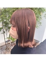 ミル 今治(1003 mille IMABALI)&nbsp;ベージュカラー/ピンクベージュ/ミディアムヘア