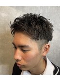 ツーブロックショート メンズカットメンズパーマメンズ