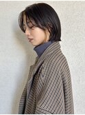 大人可愛い×小顔前髪×ベージュカラー×レイヤーボブg