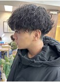波巻きパーマツイストパーマ波巻きスパイラルパーマメンズパーマ