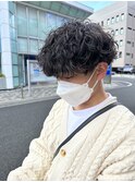 波巻きスパイラルパーマツイストスパイラルパーマメンズマッシュ