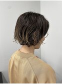 【上條実織】ナチュラルショートボブ