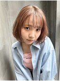 #レイヤーボブ#ハイトーンカラー