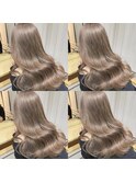 冬に流行る"ミルクティーグレージュ"
