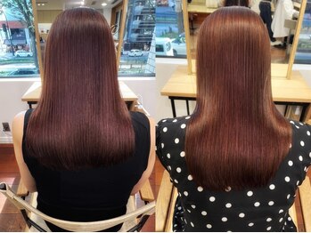 ヴェリーテ(Verite)の写真/髪質改善縮毛矯正で憧れのストレートヘアに！まとまらない、パサついて見える髪をお手入れ楽々ヘアに！