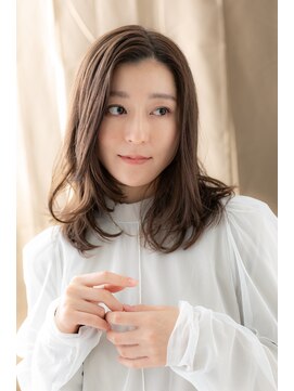 カバーヘア ブリス 志木南口駅前店(COVER HAIR bliss) □かきあげくびれミディヘルシースタイル316志木30代40代50代