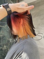 シェル(SHEL+L)&nbsp;インナーカラーで楽しむグラデーションカラー【滝野】