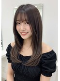ロング/顔周り/レイヤーカット/ハイライト/下総中山