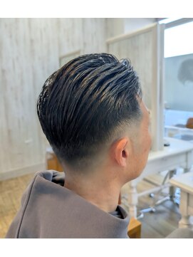 R ヘアーアンドメイク 立野店 メンズフェイド×リーゼント