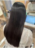 イメチェン黒髪こなれヘア