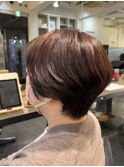◎女性らしい丸みとタイトな襟足のマッシュショート◎ Mplus鹿嶋