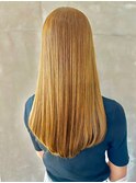 髪質改善ヘアエステでキラキラ☆外国人風ベージュカラー