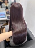 〇ラベンダーグレージュ ピンクラベンダー ブリーチなし