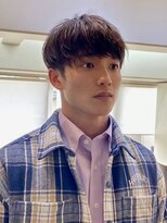 エクシア 姫路店(EXCIA)&nbsp;マッシュ/ニュアンスパーマ/黒髪/ツーブロック