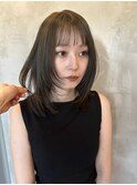池袋 髪質改善 イルミナカラー 透明感 レイヤー オリーブ♪
