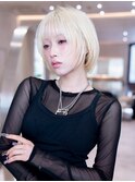 小顔カット 顔周り似合わせレイヤーカット ボブウルフ ワンカー