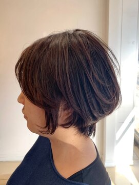 アッシュ 荻窪店(Ash) 大人ショートスタイル【荻窪/ショート/パーマ/白髪ぼかし】