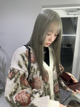 ワンカラー/ブリーチカラー/髪質改善/ハイトーンカラー