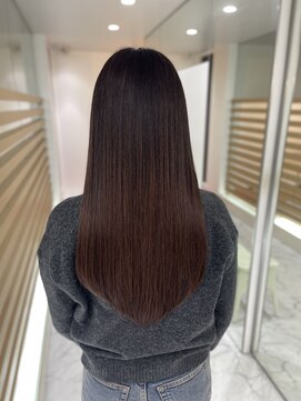 エクステ　シールエクステ　エクステカラー　ロング