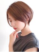 Say.ショート丸みショートくびれショートヘーゼルグレージュ青山