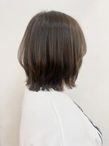 モリオ フロム ロンドン 成増店 【morio成増/一戸】外ハネボブレイヤーボブオリーブカラー