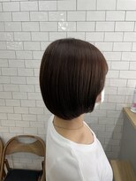 ループウエスト(LOOP WEST) ボブ×ブラウンカラー 0317