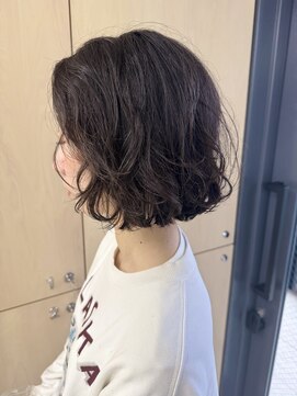 トワ バイ リンネ(Towa by Lin’ne) ナチュラルボブパーマ