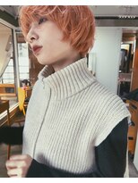 サンプラス(san+) 【柏原良亮】ショートオレンジ レイヤーショート