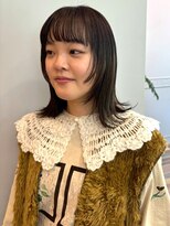 アトリエ タキ(atelier.taki)&nbsp;外ハネ 顔周りレイヤー ミディアムレイヤー アッシュブラウン