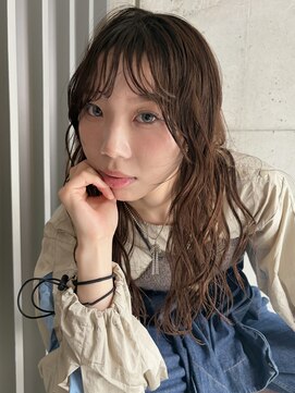 フィルムス 横浜(FILMS) デジタルパーマ/ミディアムレイヤー/韓国巻き風/顔周りカット